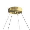 Dekoracyjna nowoczesna biała lampa wisząca szklane listki 10 źródeł światła okrągła designerska boho PIUMA ST-6289-8 Step Into Design